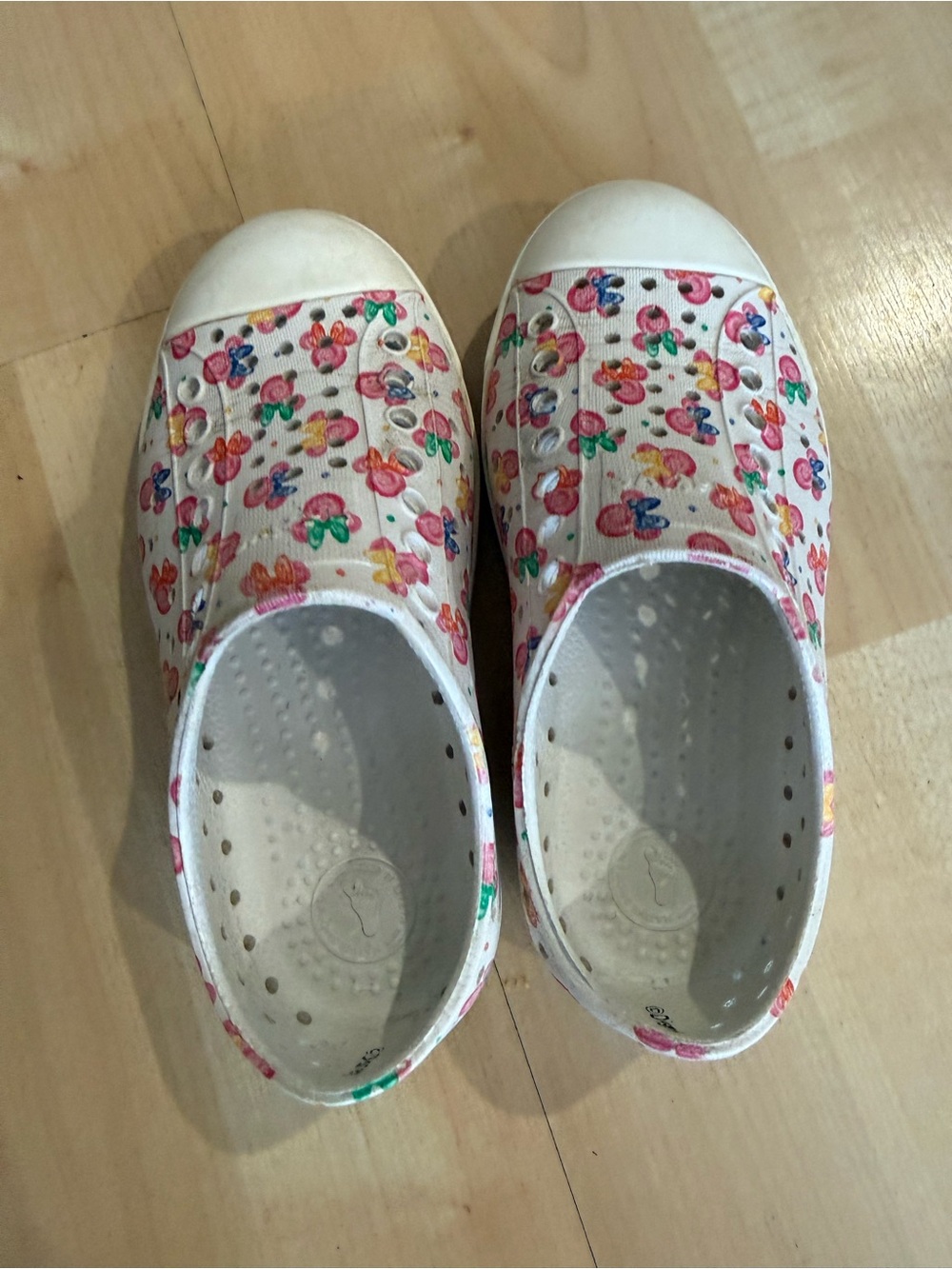 Native Shoes Kids Slip-On Sneakers - Pink Multi Floral